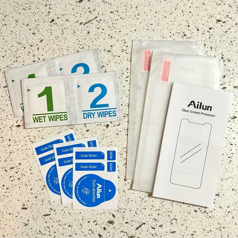 Ailun Glass Screen Protector Kit for iPhone